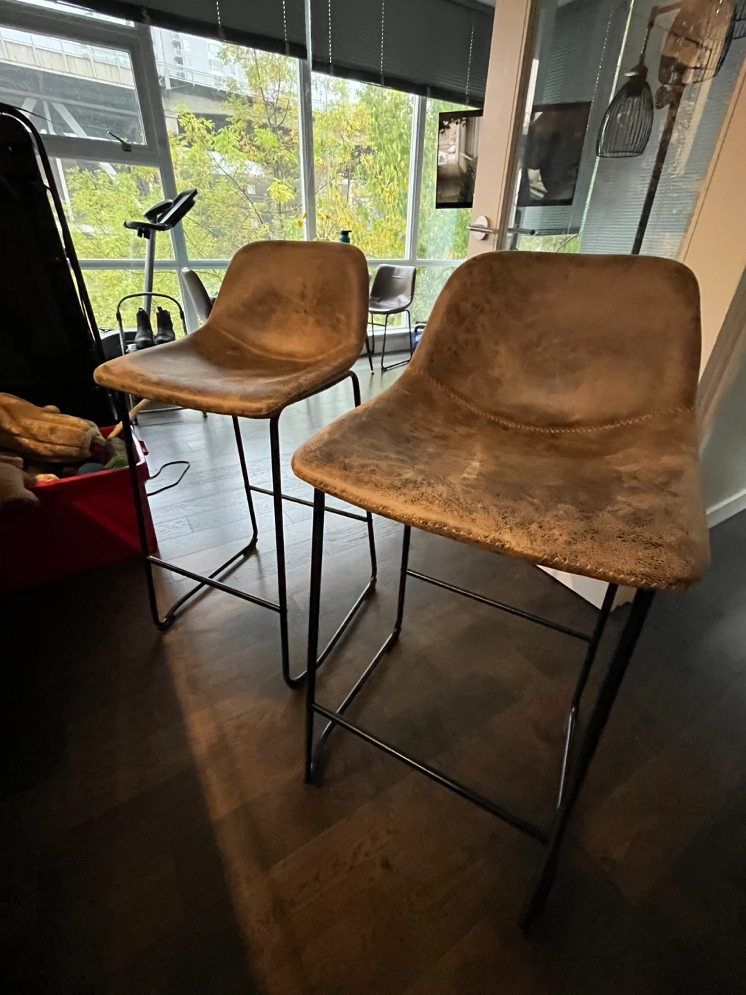 Set of 2 Bar Stools