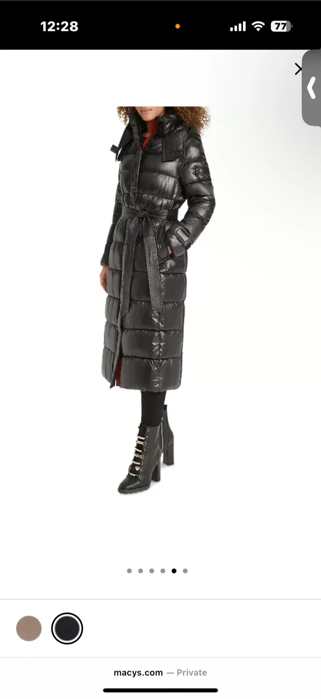 Karl Lagerfeld Paris Puffer Coat - Size XS image indicator(6)