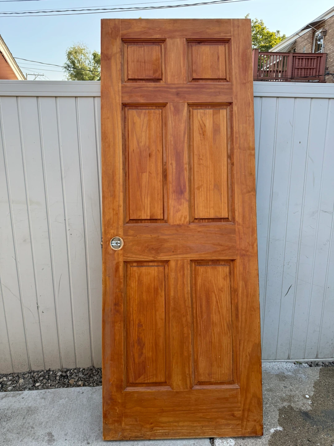 Wood Door - 80" x 30”