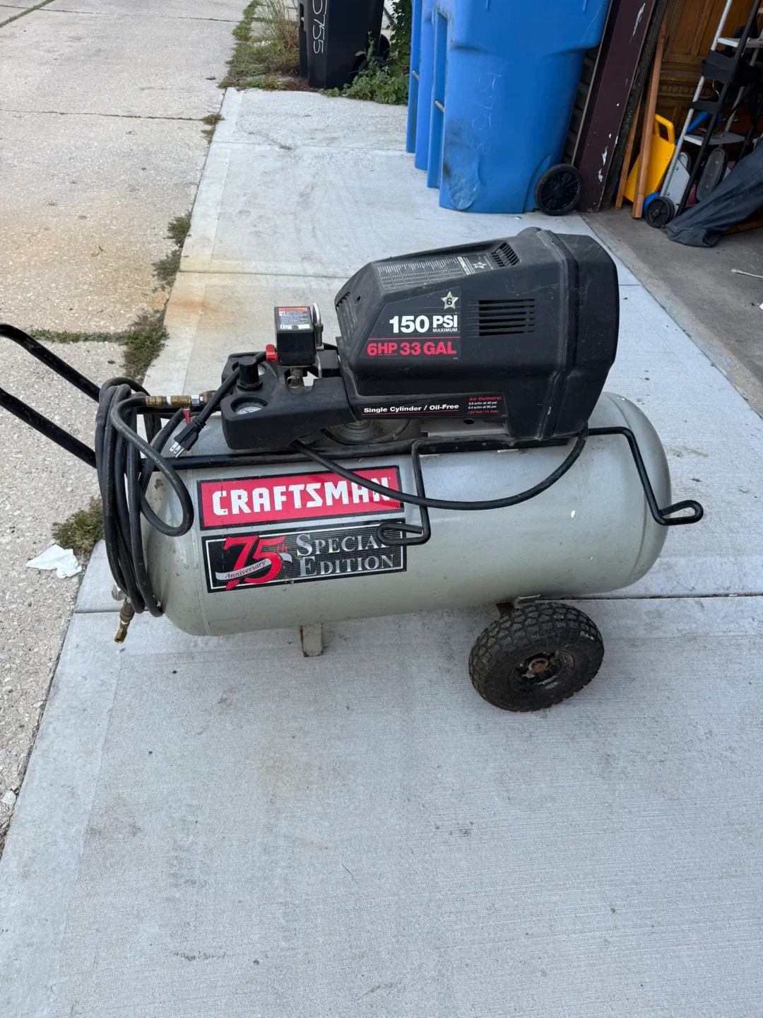 Craftsman 6HP 33 Gal Air Compressor thumbnail