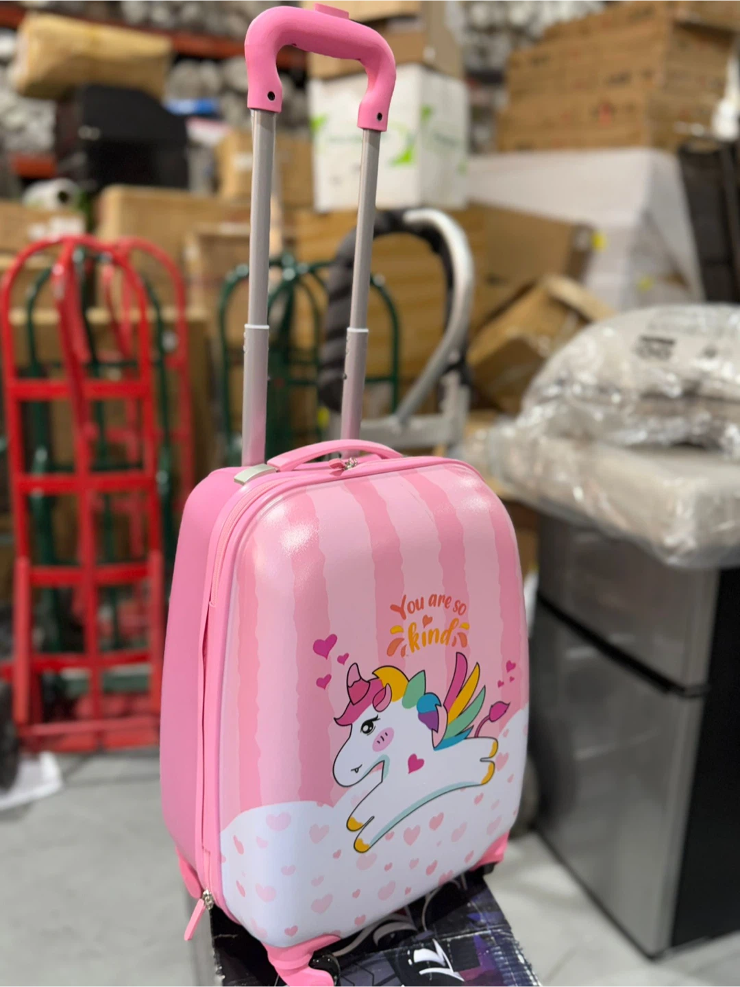 Kids Unicorn Rolling Suitcase & Hyper E-Scooter - photo 3