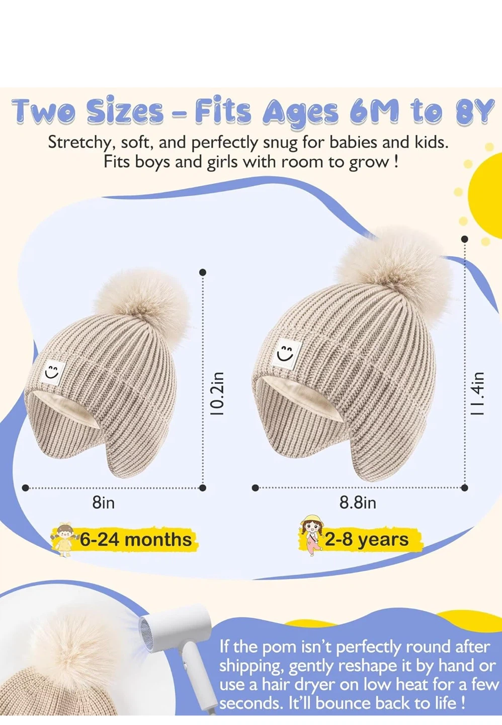 Alepo Winter Essentials Beanie - Fits 6M to 8Y - photo 2