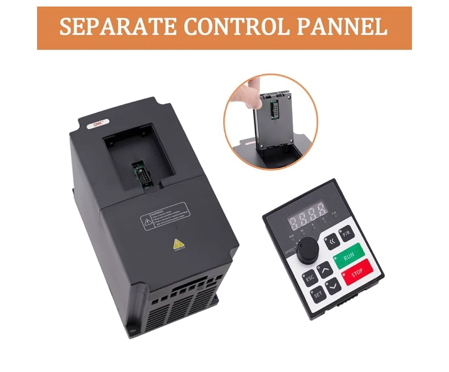 QNQ 5.5KW 7.5HP 220V AC 25A VFD Converter - photo 3