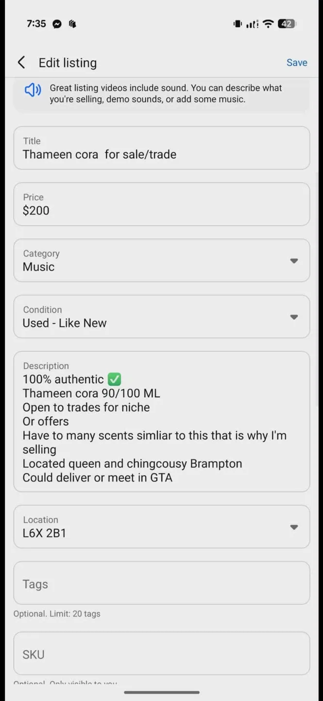 Thameen London The Cora 90/100 ML image indicator(3)