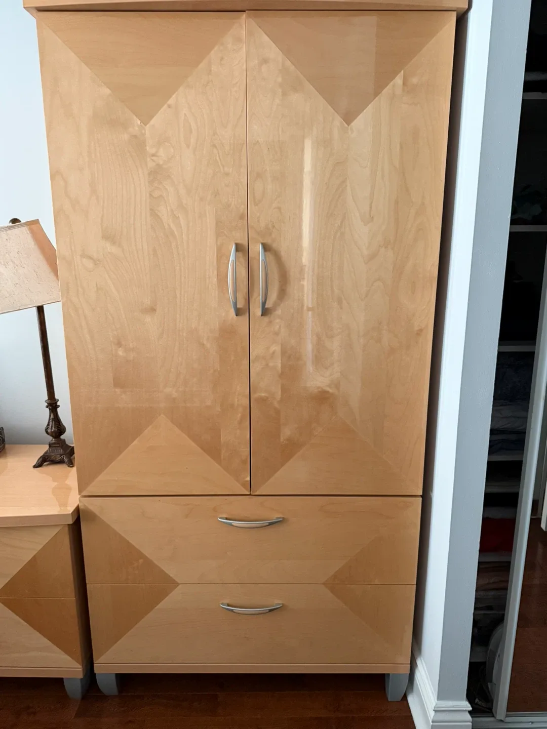 Bedroom Set - Bed, Wardrobe, Dresser, Nightstands image indicator(2)