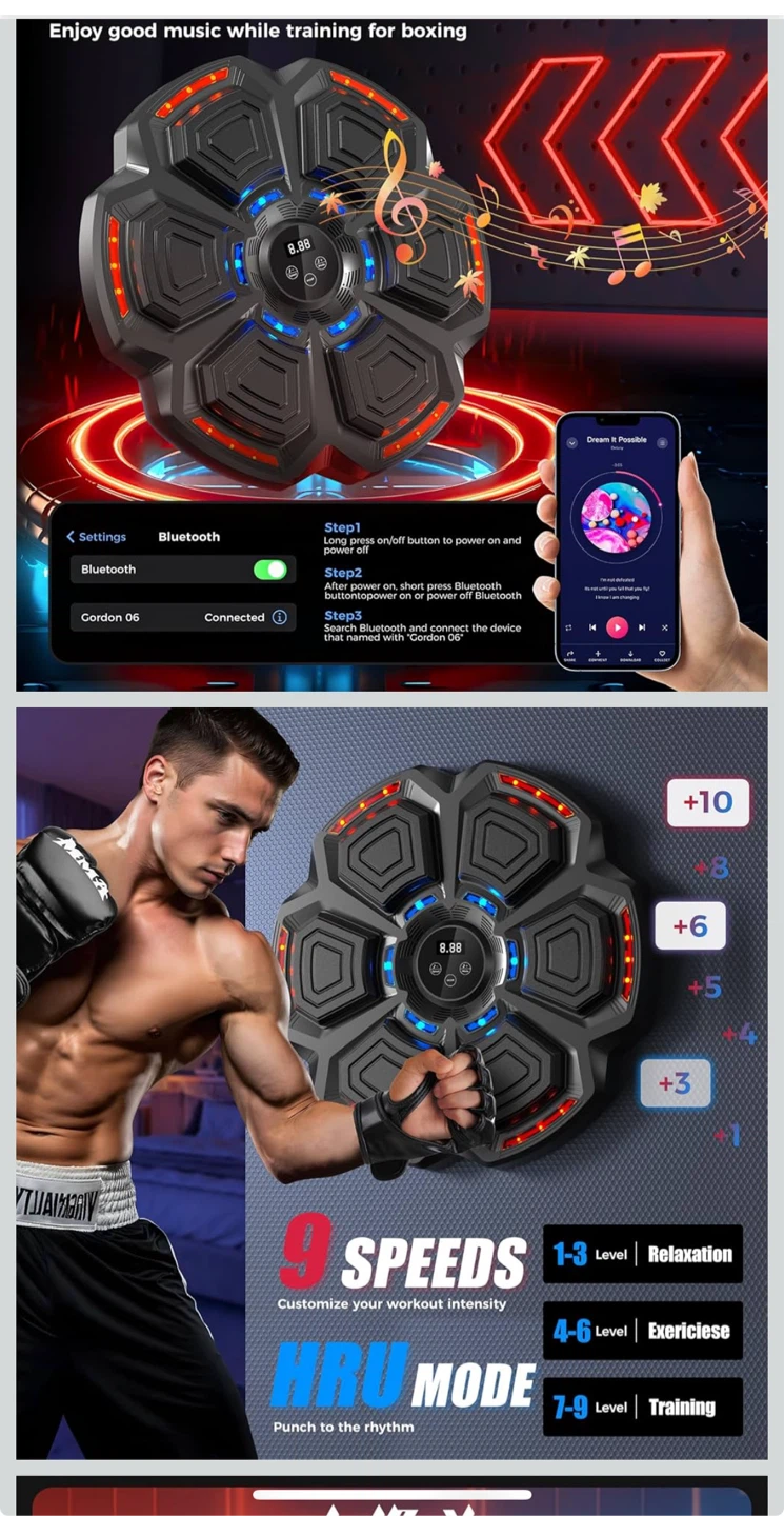 LOLBOX Music Boxing Machine - Black