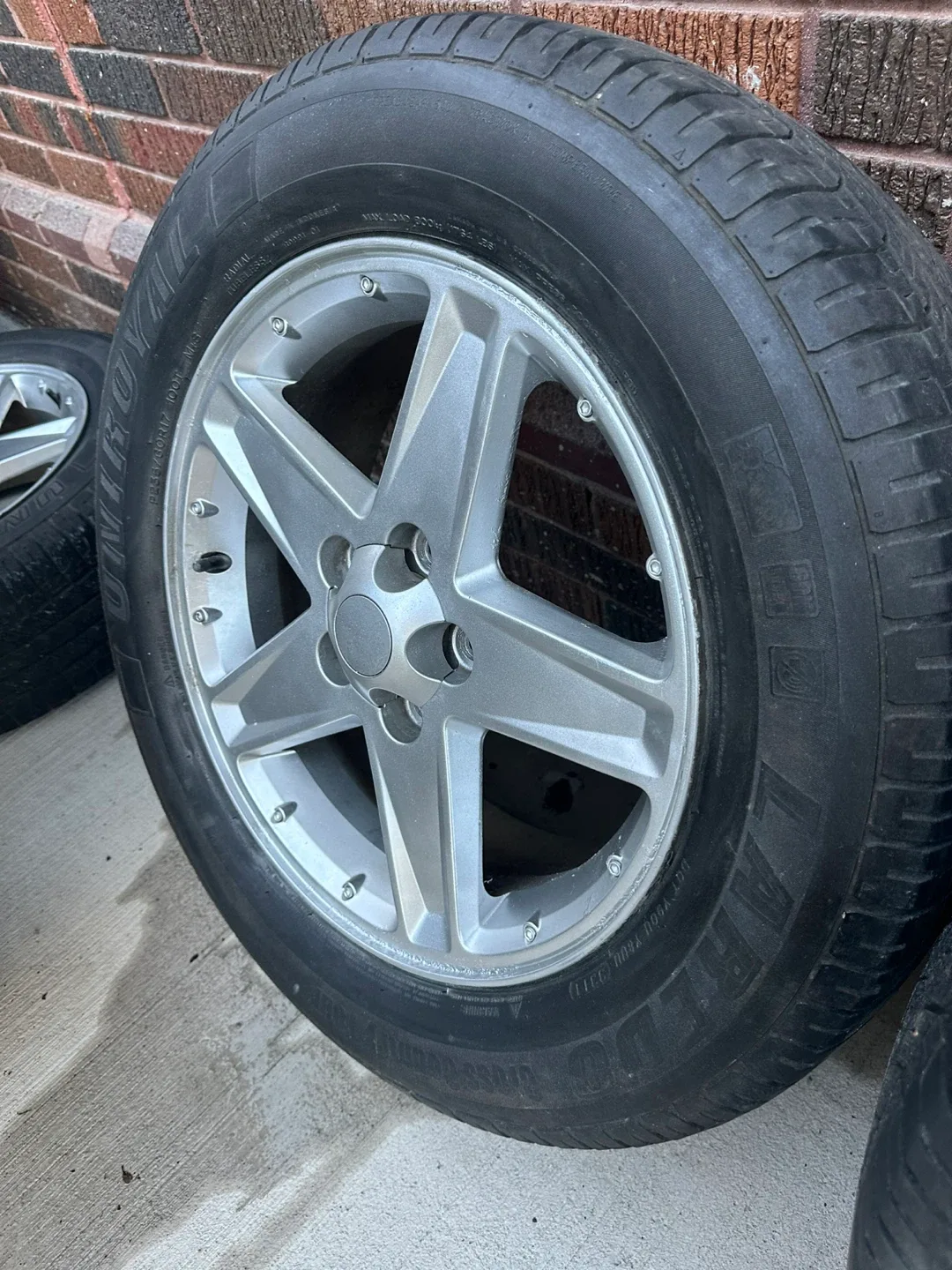 5x114.3, 17”x7” rims with all season tires image indicator(2)