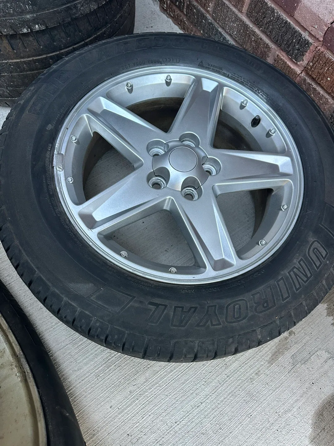 5x114.3, 17”x7” rims with all season tires image indicator(4)