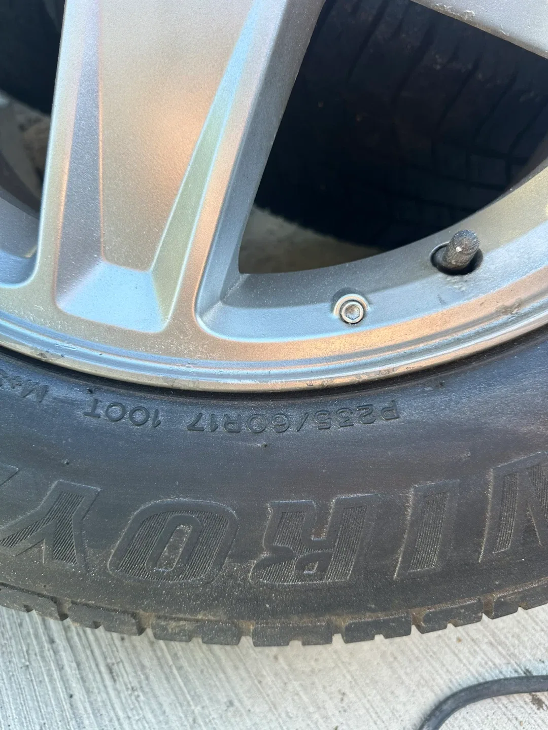 5x114.3, 17”x7” rims with all season tires image indicator(7)