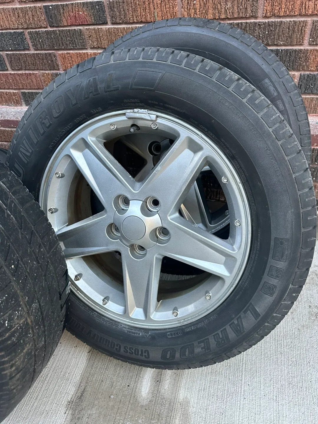 5x114.3, 17”x7” rims with all season tires image indicator(9)
