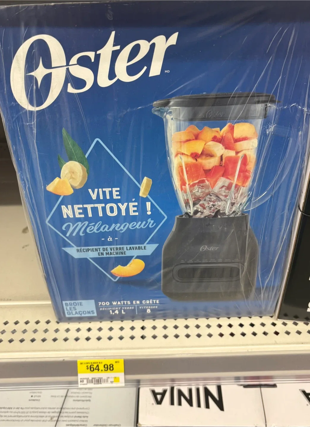 Oster 700 Peak-Watt Blender with Glass Jar image indicator(6)