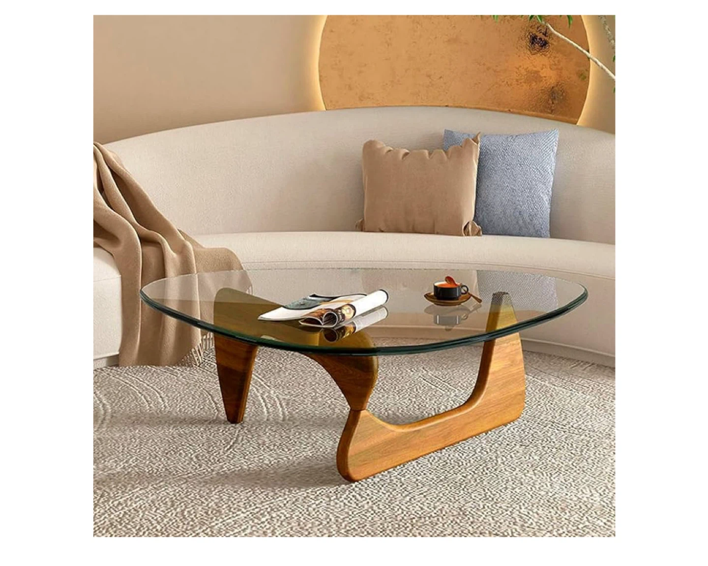 Pritiy Glass Coffee Table