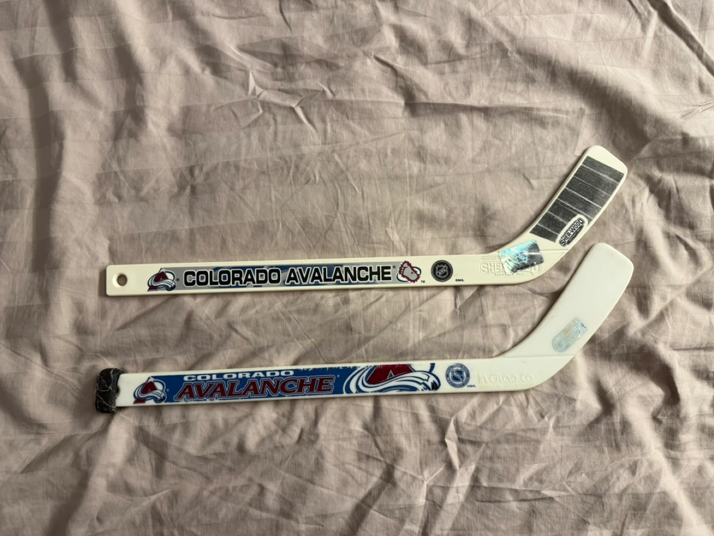 Colorado Avalanche Mini Hockey Sticks (2)