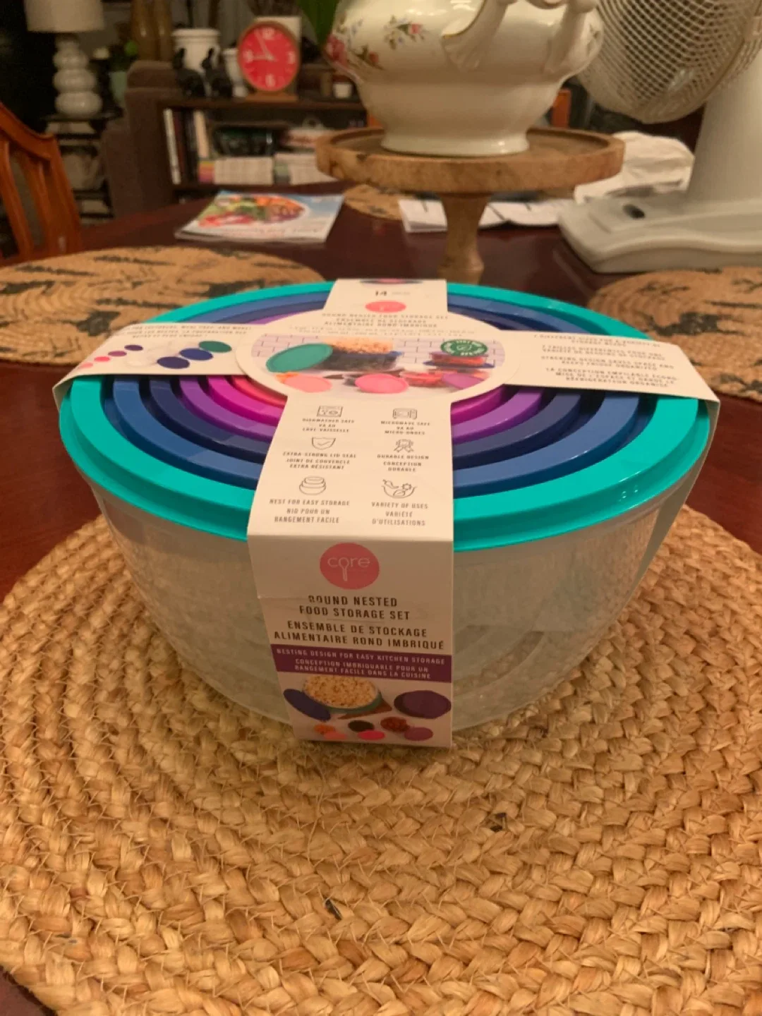 Core Kitchen 14-Piece Round Nested Food Storage Set - NEW image indicator(2)