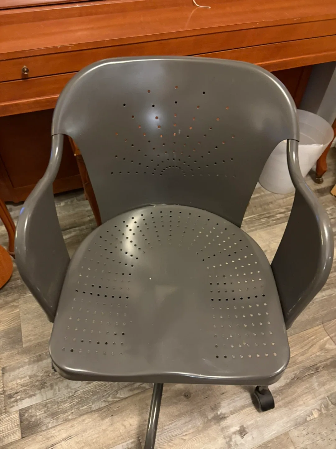Grey Metal Office Chair image indicator(3)