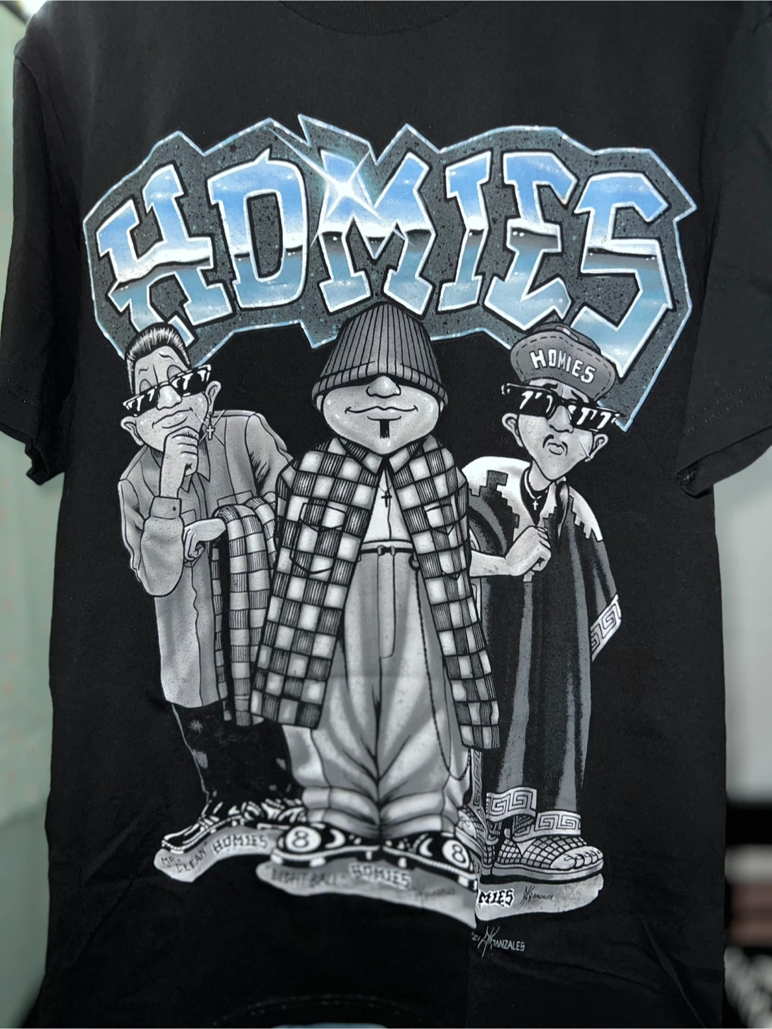 Homies Signature Black Graphic Tee