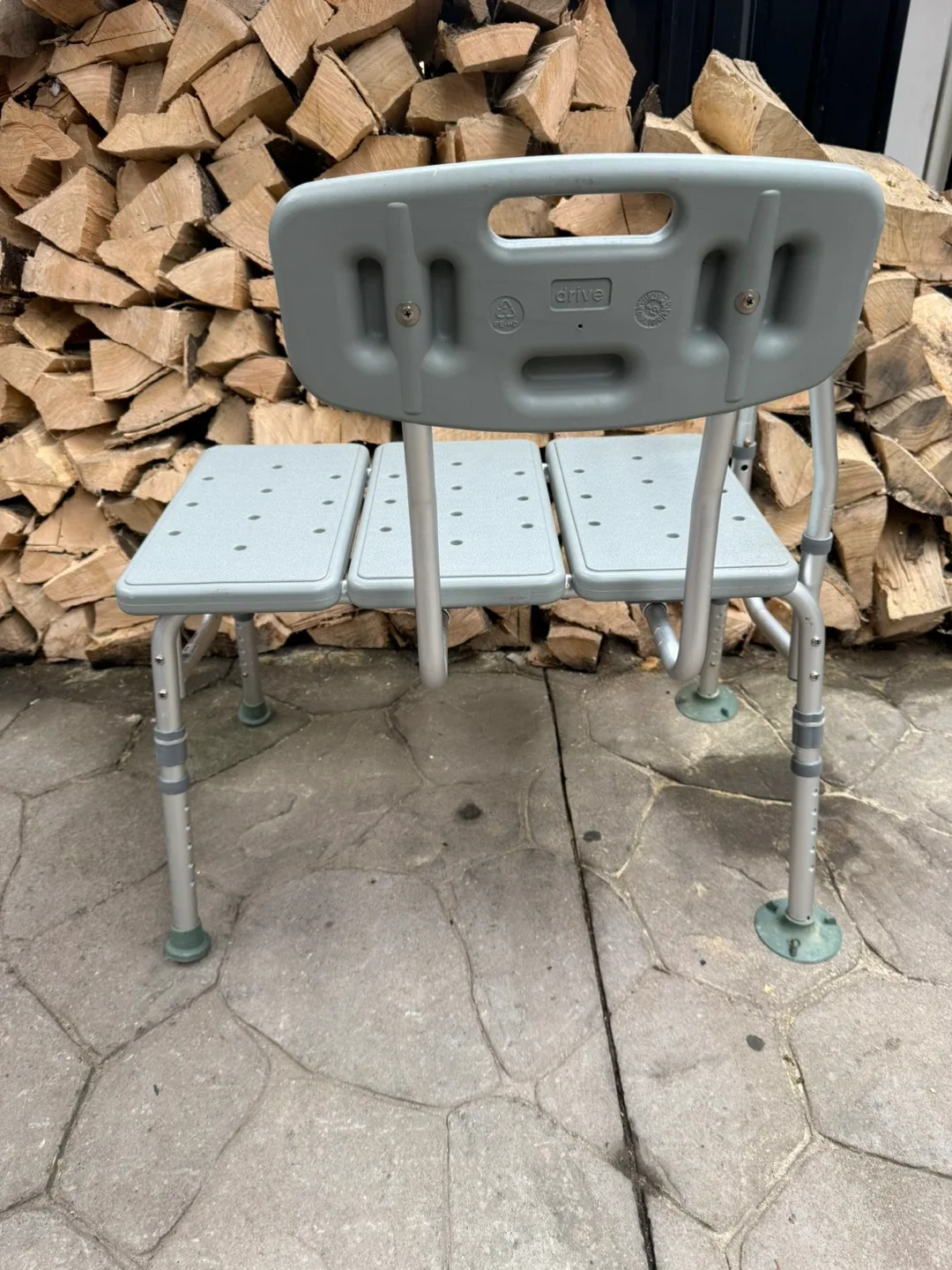 Drive medical transfer tub bench image indicator(5)