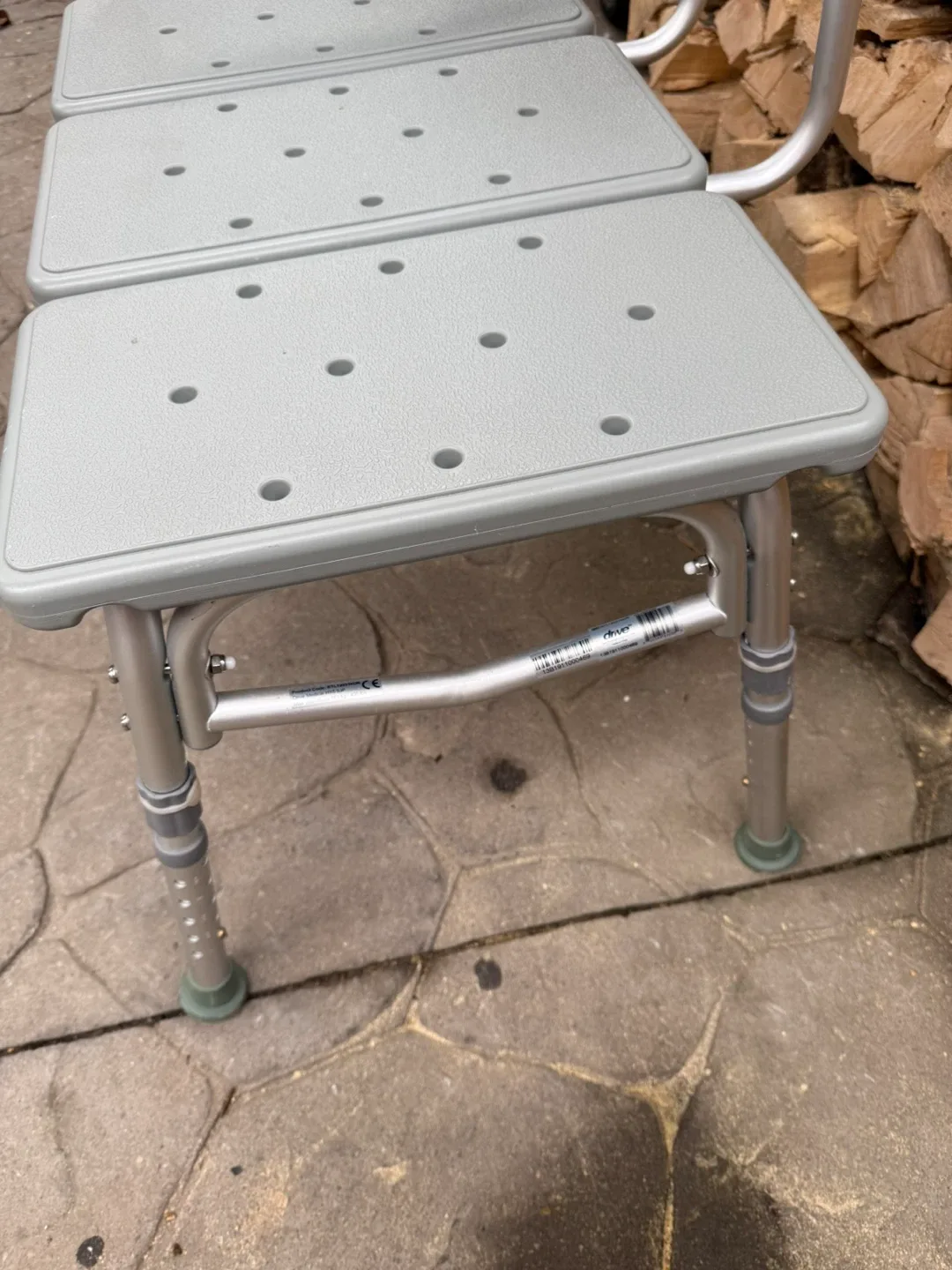 Drive medical transfer tub bench image indicator(4)