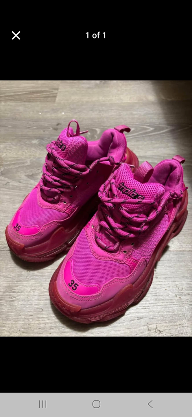 Balenciaga Triple S Sneakers Pink Size 35
