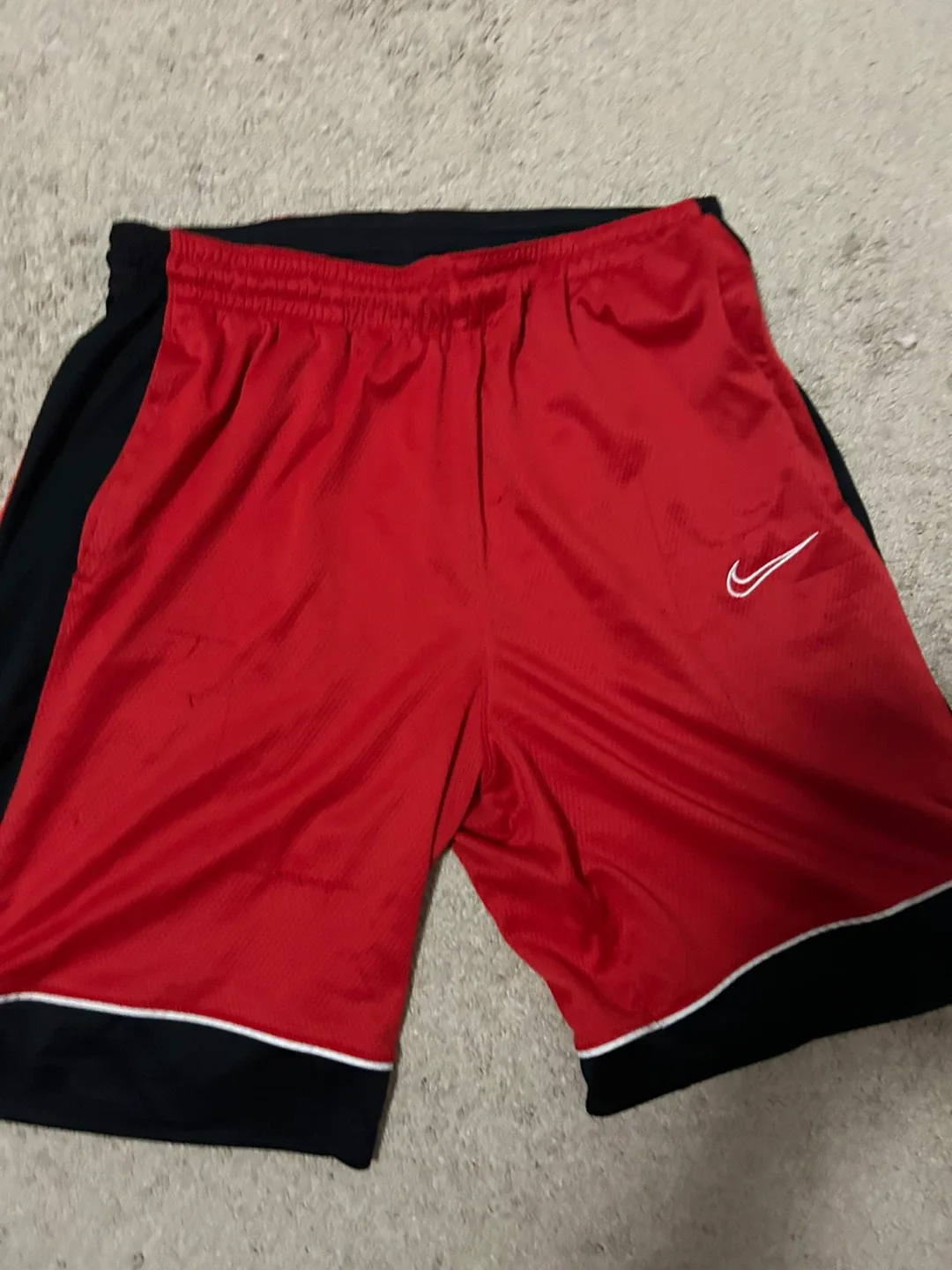 Nike Red & Black Basketball Shorts image indicator(2)