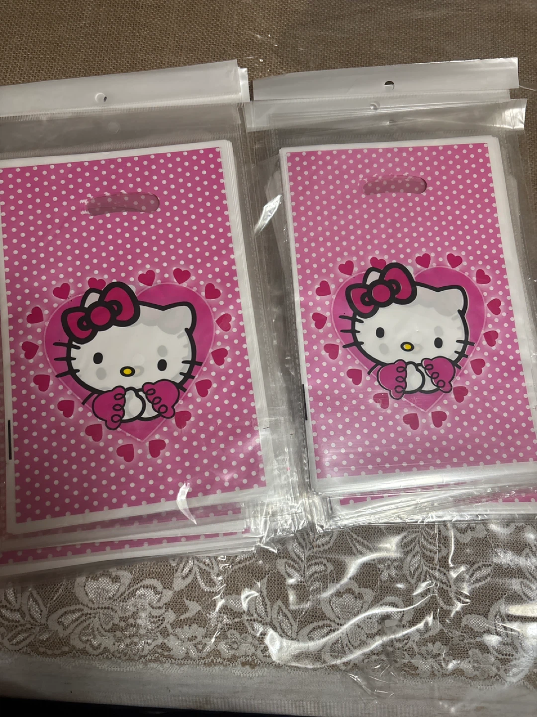 Hello Kitty Party Decoration Loot Bags, 30pcs