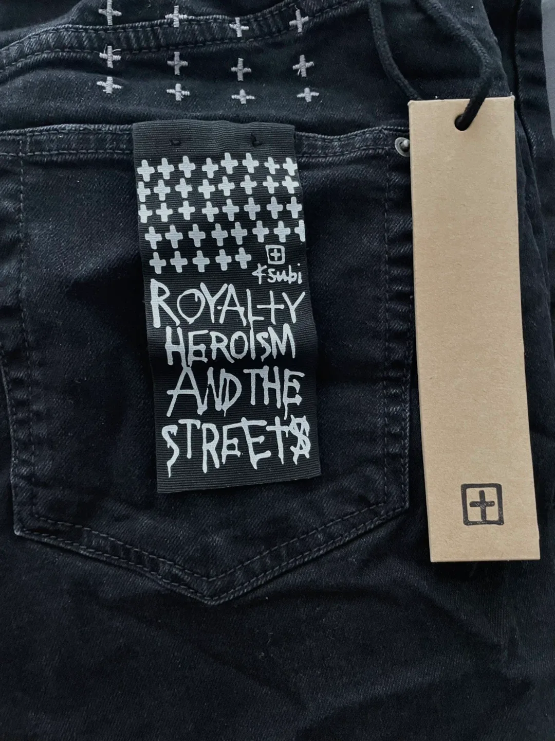 Ksubi Catch Laid Black Distressed Jeans - Size 32 image indicator(3)