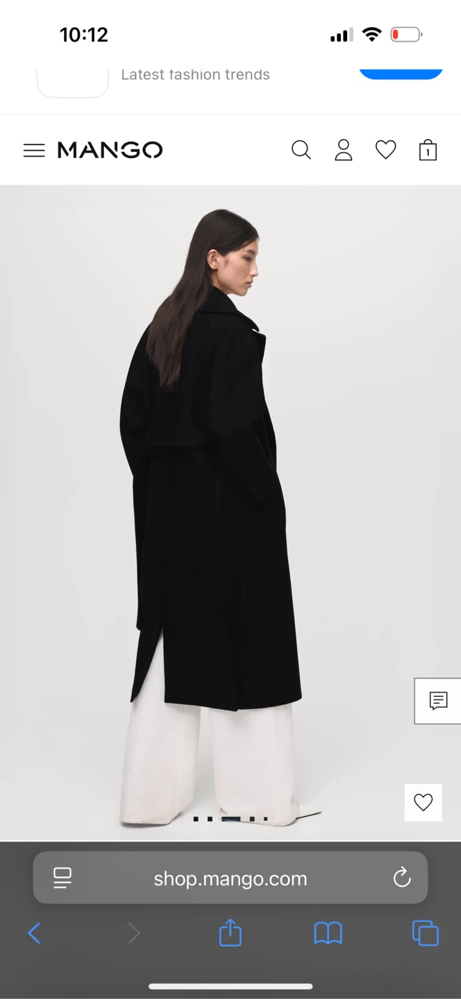 Mango Handmade Wool Blend Coat - photo 5