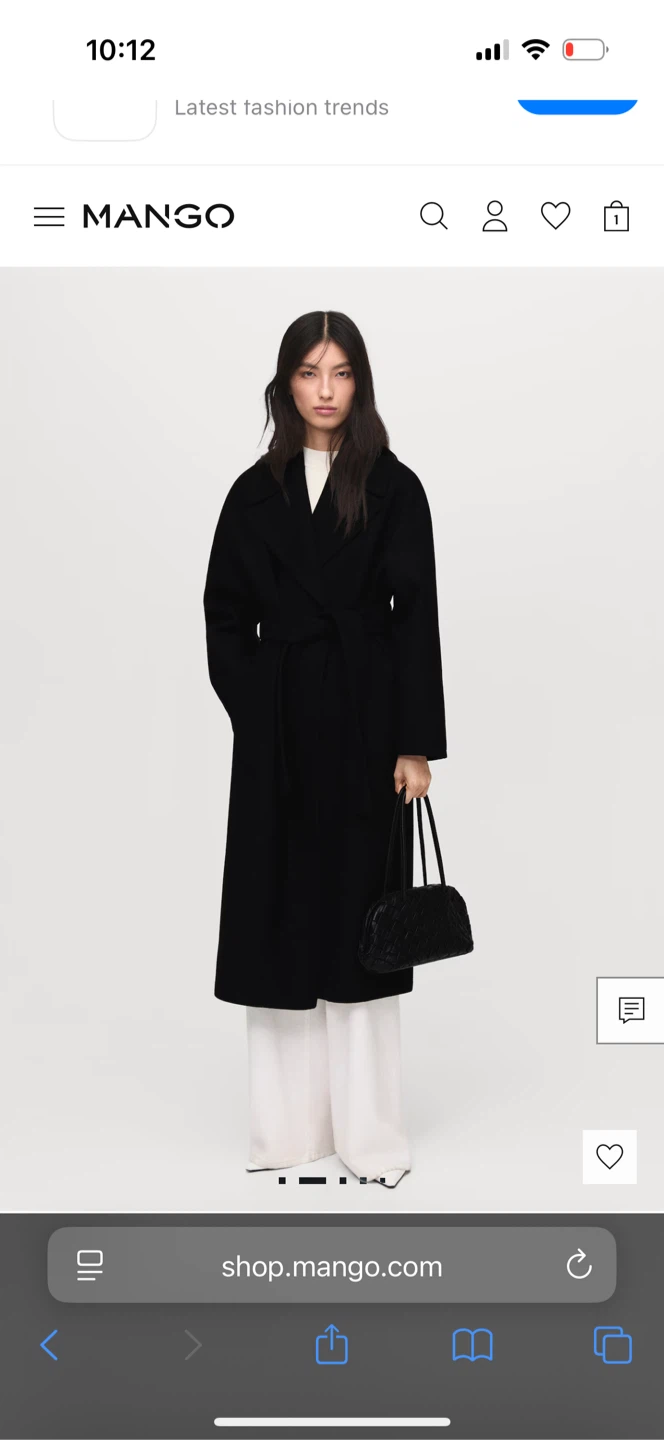 Mango Handmade Wool Blend Coat - photo 4