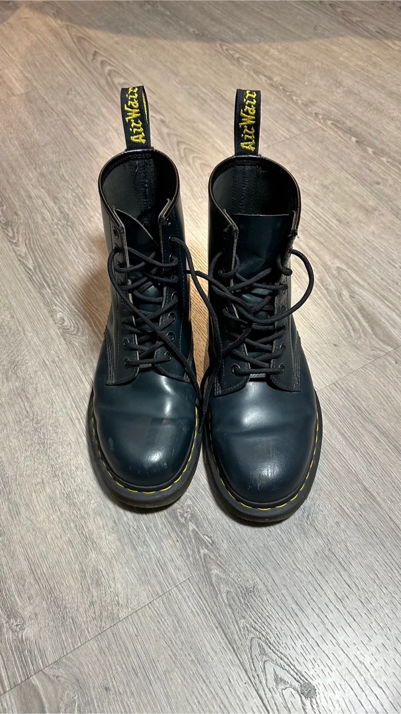 Dr. Martens Black Leather Boots thumbnail