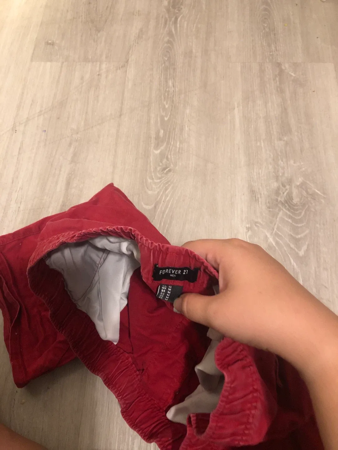 Forever 21 Men's Red Shorts image indicator(2)