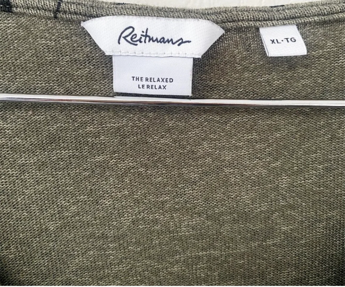 Reitman’s - XL Olive green cowl neck top image indicator(2)