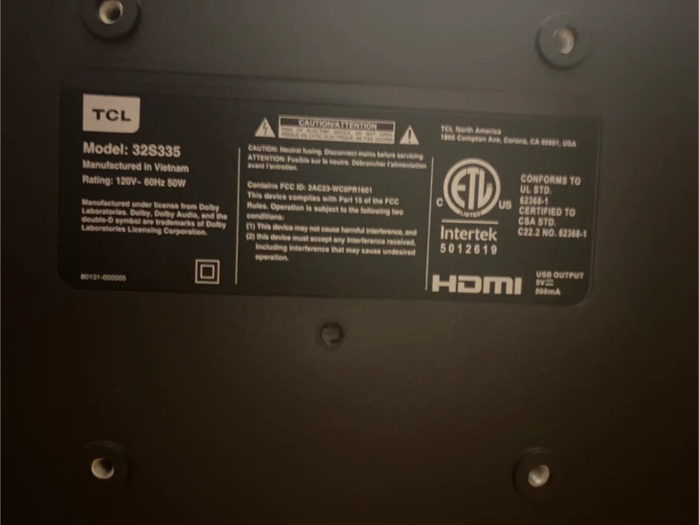 TCL 32S335 32-Inch Smart LED TV image indicator(2)