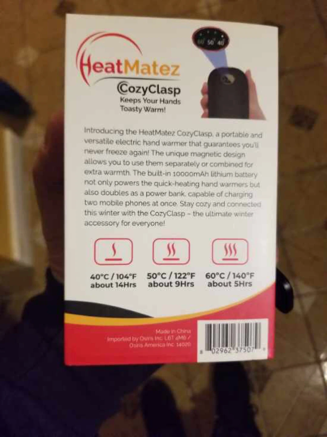 HeatMatez CozyClasp Hand Warmers (2pcs) - photo 2