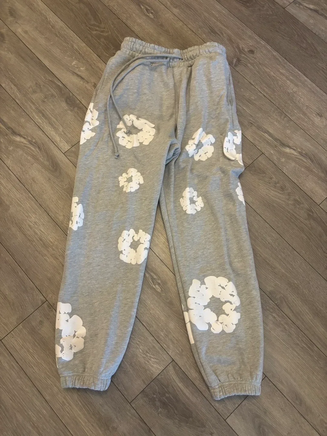 grey denim tear sweats thumbnail