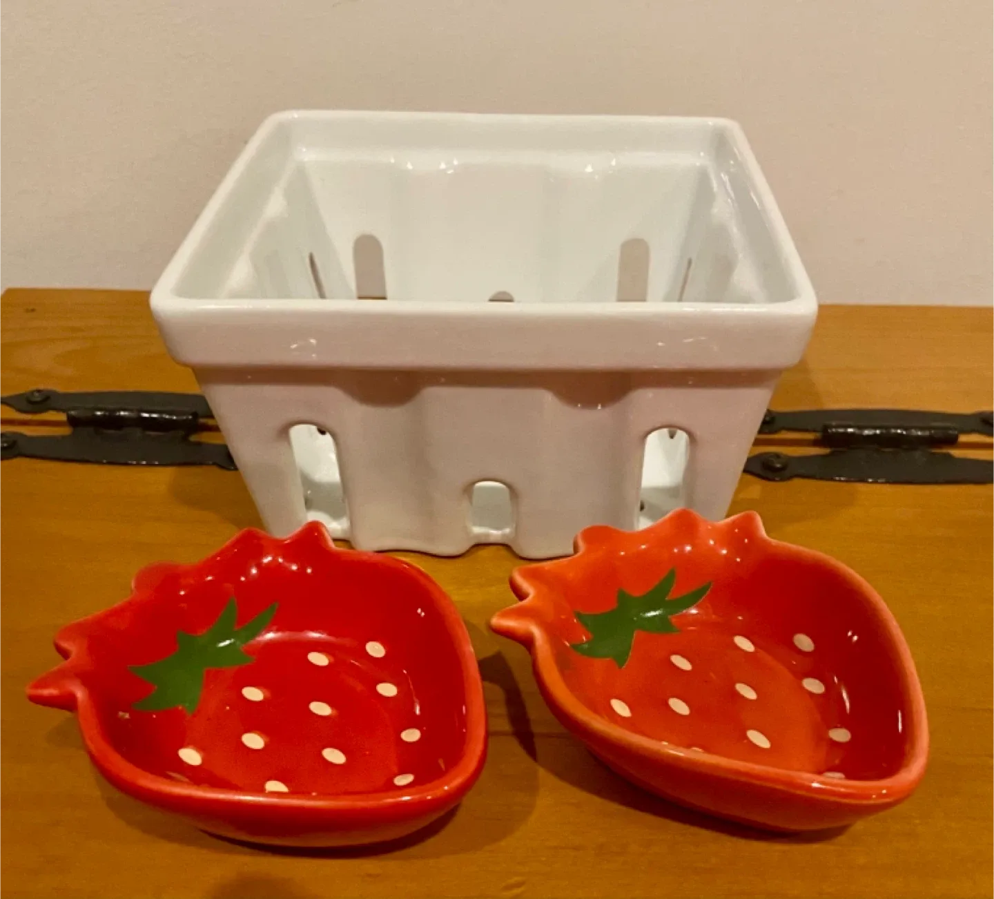 Danica Jubilee Strawberry Bowls & Basket image indicator(2)