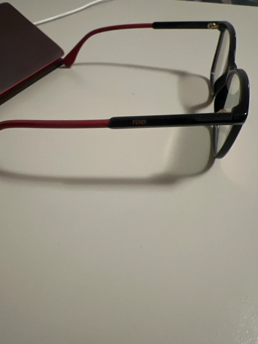 Fendi Eyeglasses - Black & Red Frames image indicator(3)