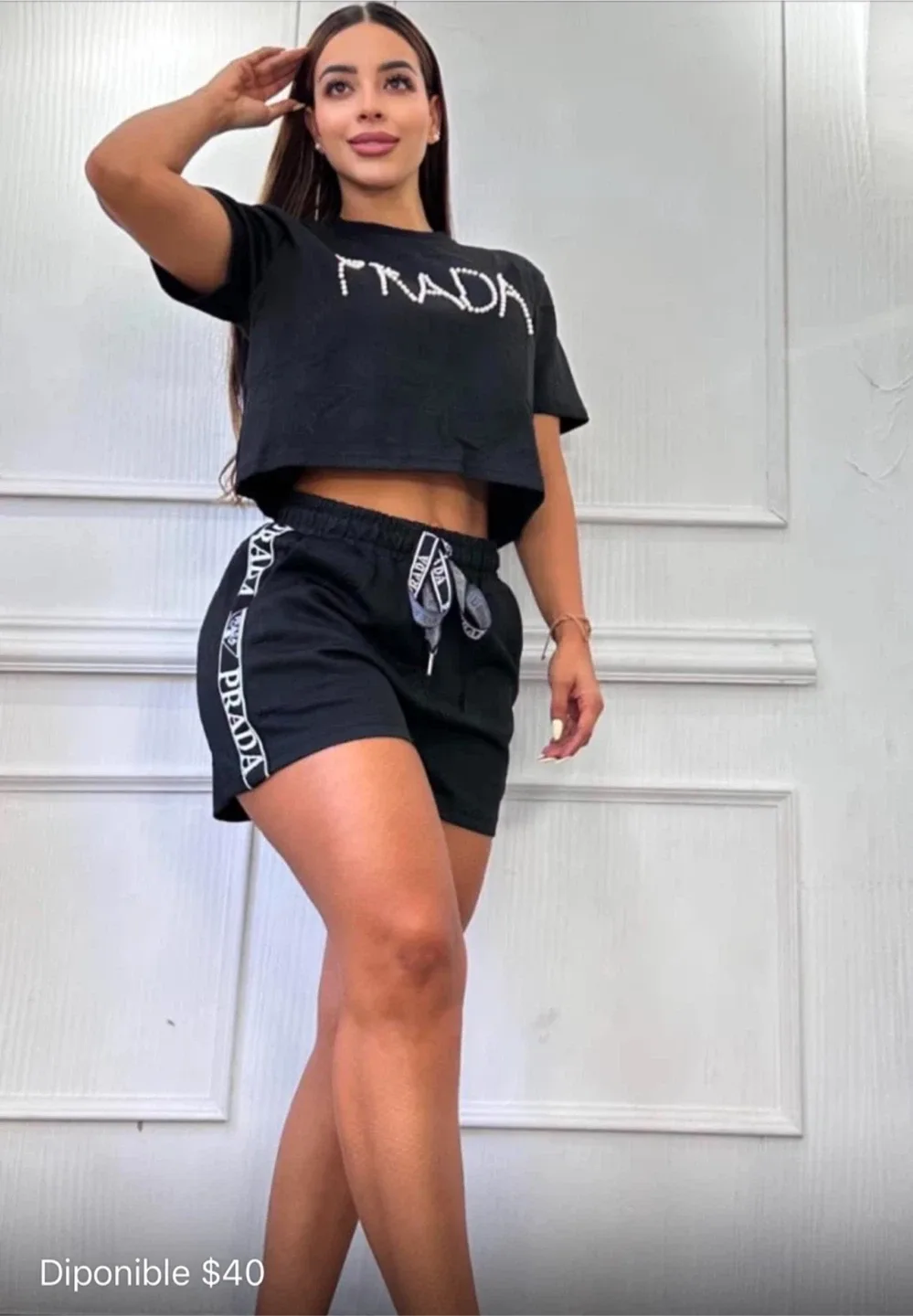 Prada Black Two-Piece Set thumbnail