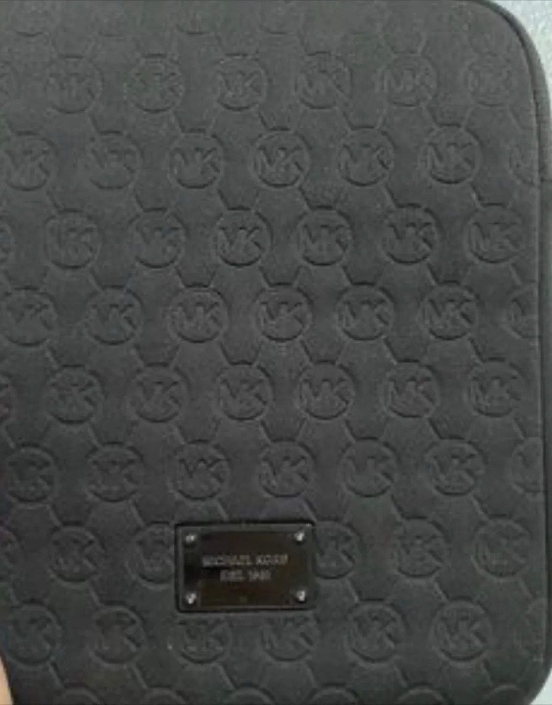 Michael Kors Black Embossed Logo iPad Tablet Case image indicator(2)