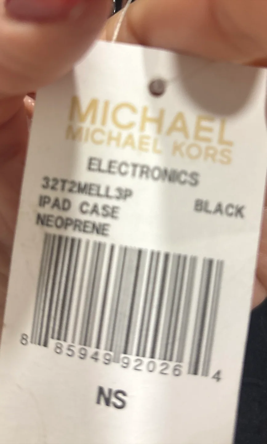Michael Kors Black Embossed Logo iPad Tablet Case image indicator(5)