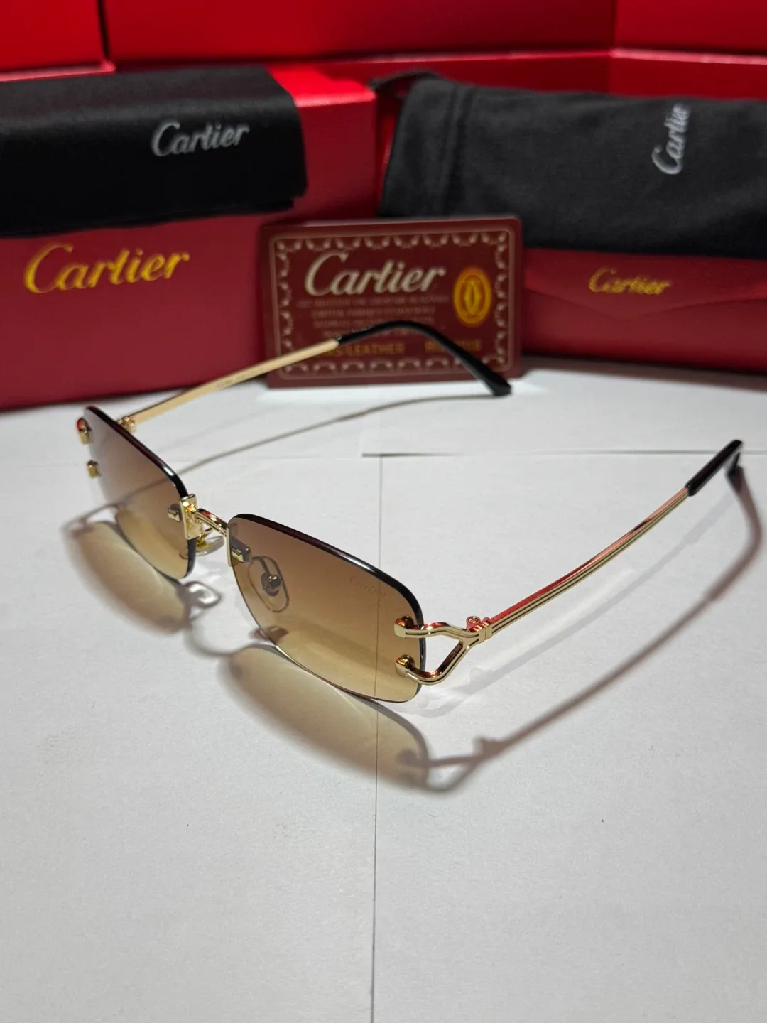 Cartier Big C Diamond Cut Glasses image indicator(6)