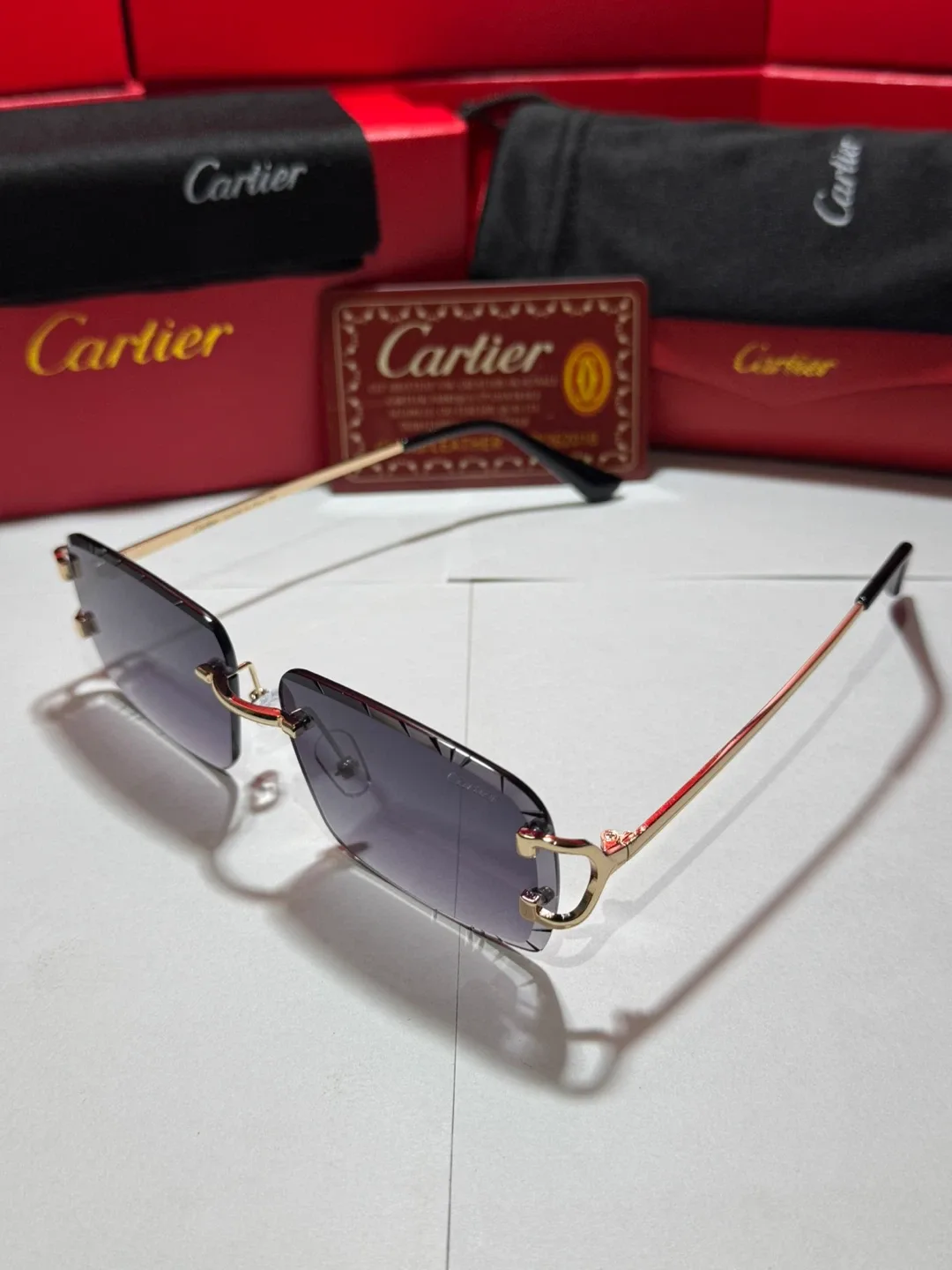 Cartier Big C Diamond Cut Glasses image indicator(3)