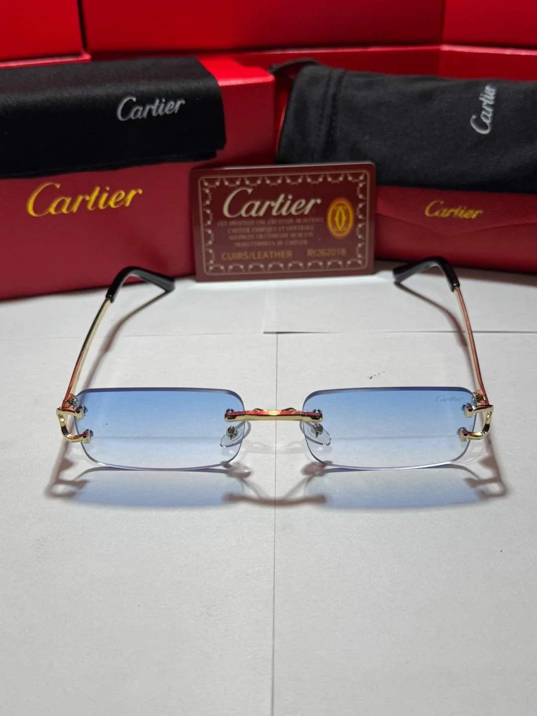 Cartier Big C Diamond Cut Glasses image indicator(9)