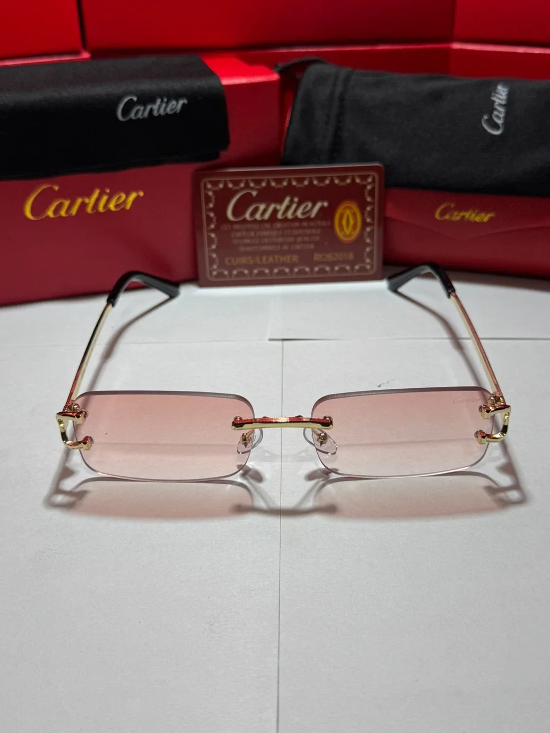 Cartier Big C Diamond Cut Glasses image indicator(10)