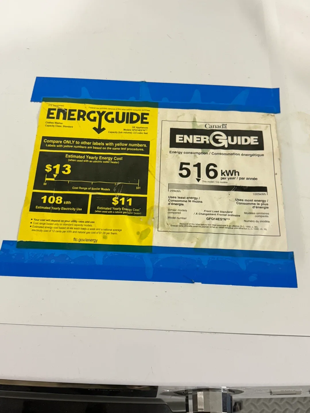 GE 24" All-in-One Washer & Dryer Combo image indicator(2)