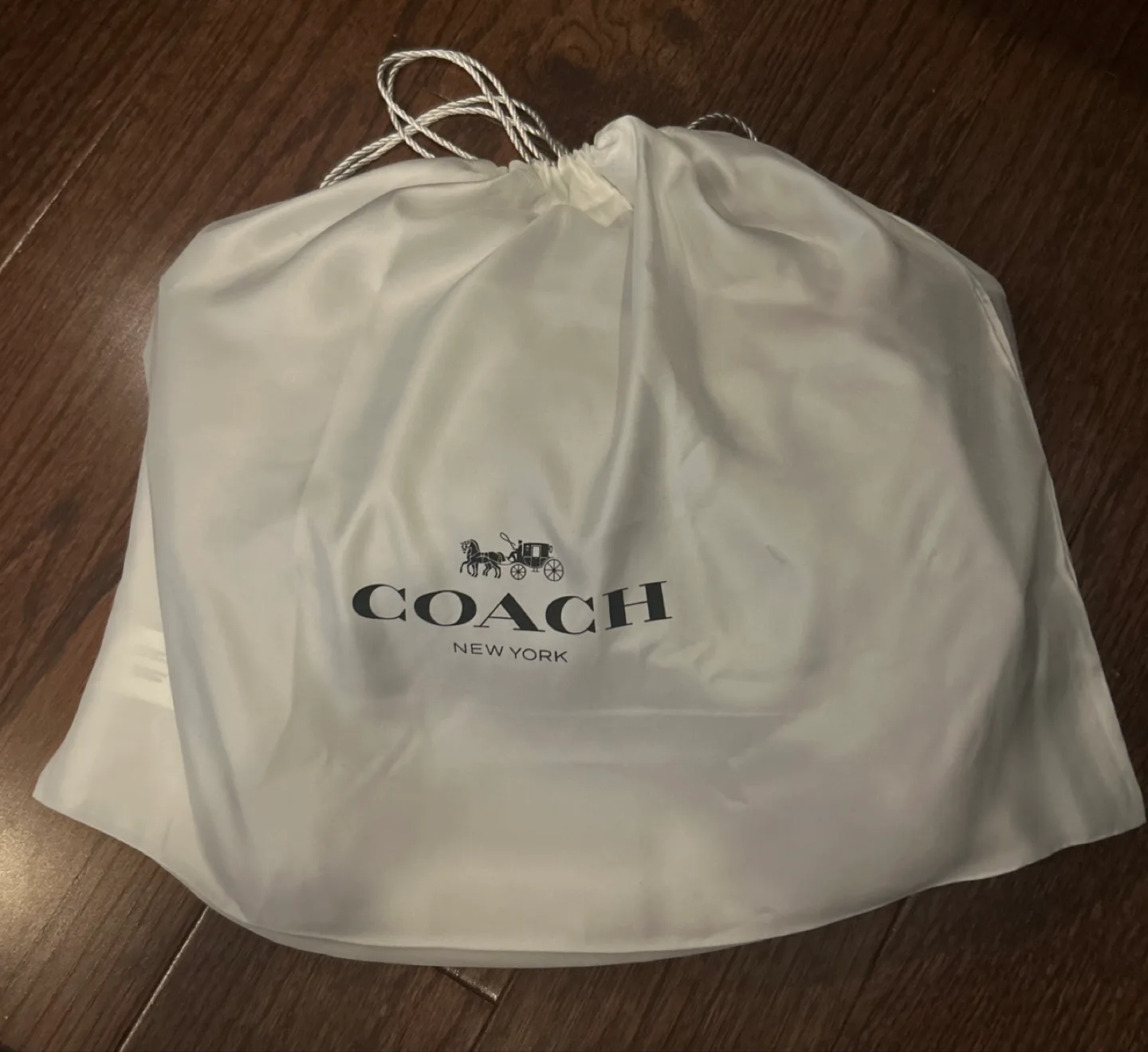 Coach Signature Canvas Bag with leather accents/trim