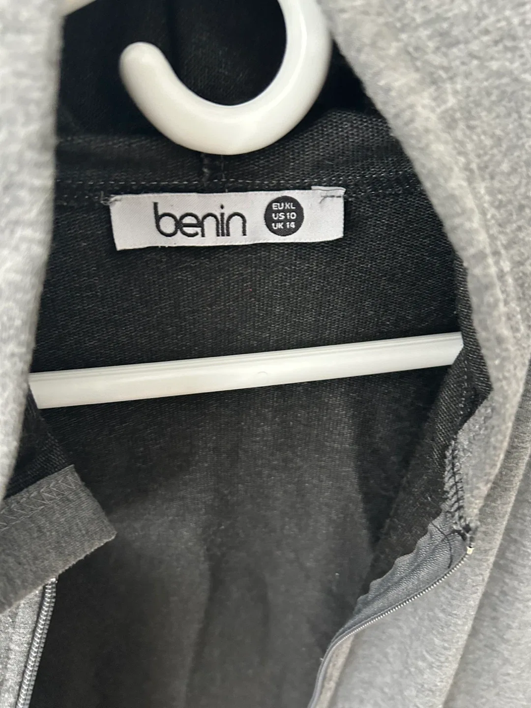 Benin Grey Hooded Cardigan, Size XL image indicator(2)
