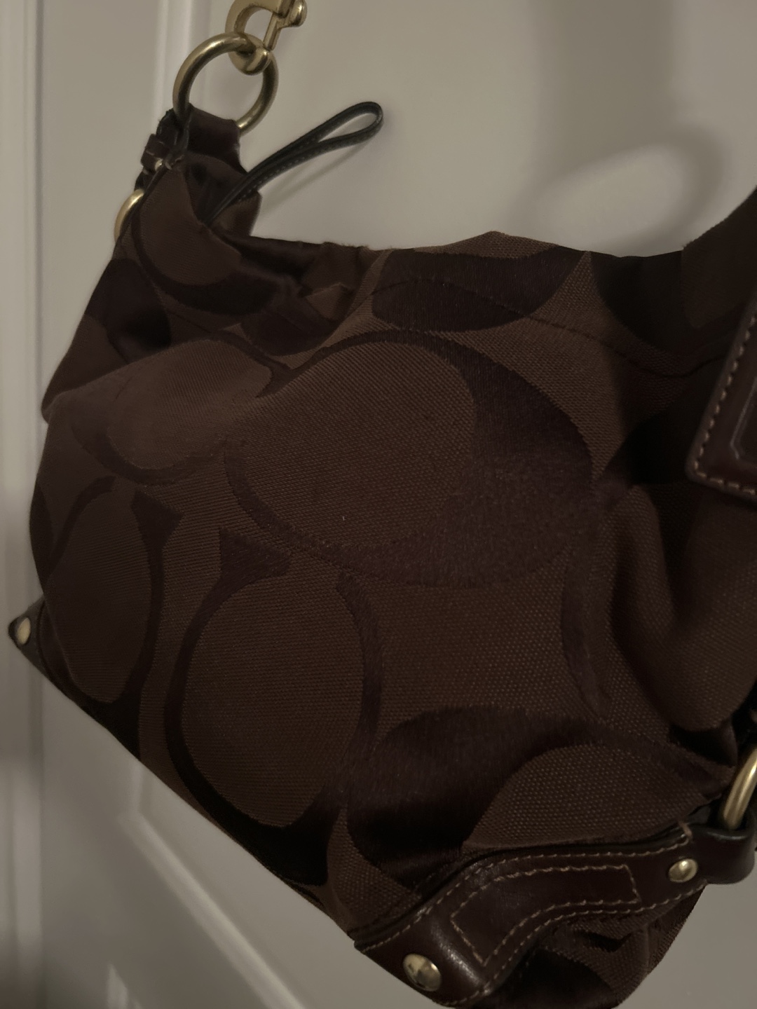 Coach Brown Hobo Bag - photo 4