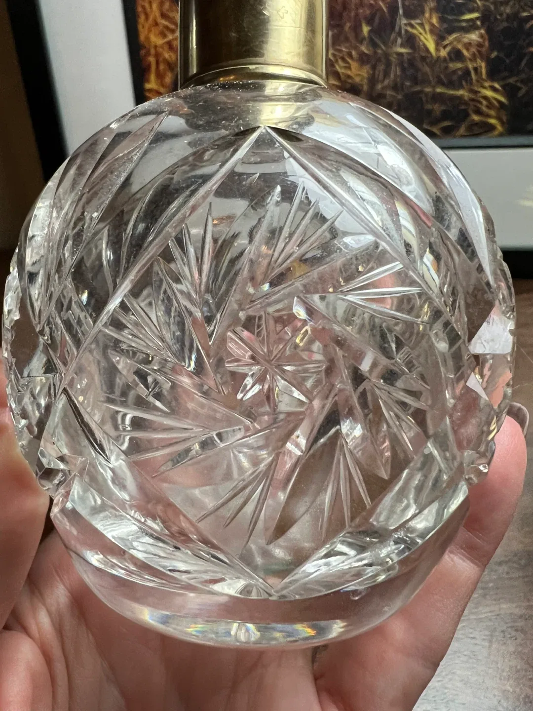 Vintage Crystal Perfume Bottle Decor image indicator(3)