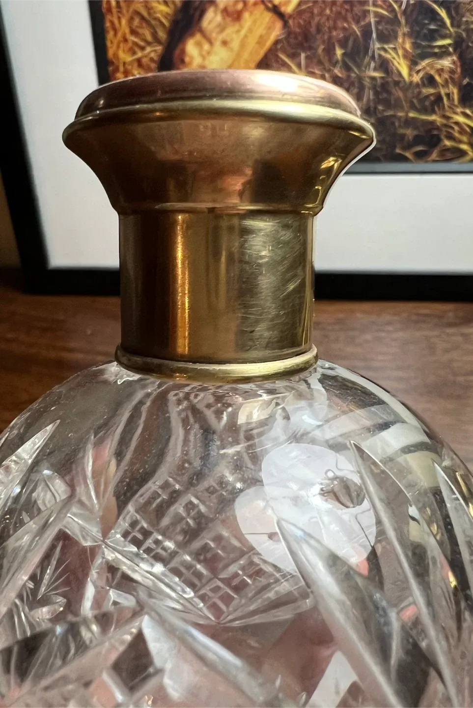 Vintage Crystal Perfume Bottle Decor image indicator(2)