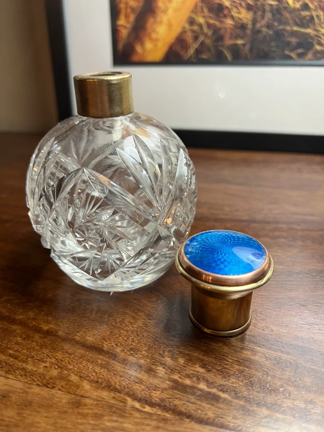 Vintage Crystal Perfume Bottle Decor image indicator(7)